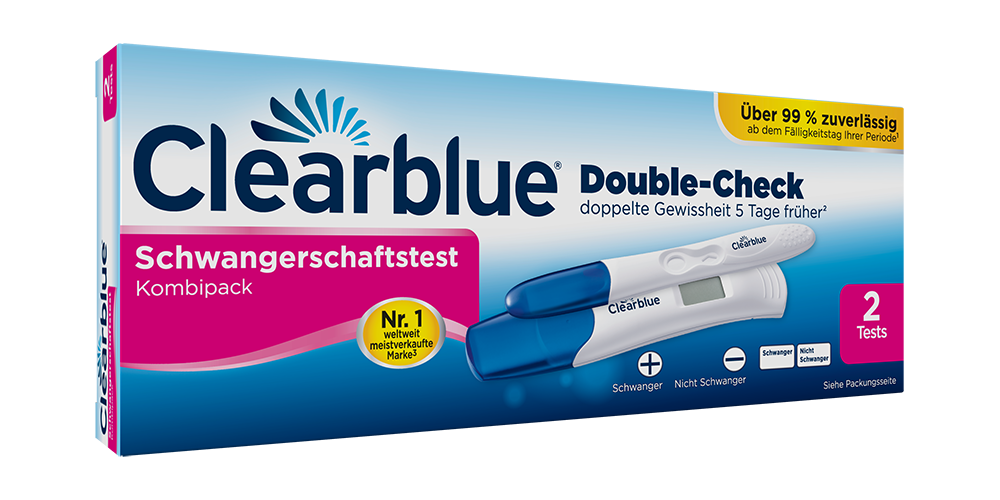 Visual Clearblue Schwangerschaftstest Kombipack 5 Tage früher testen Digital 